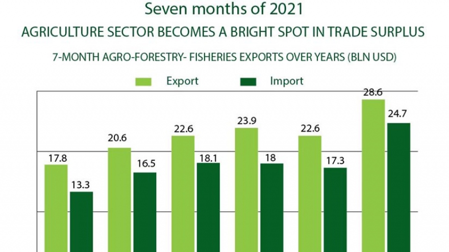 Agriculture sector becomes bright spot in trade surplus